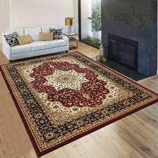 Luxury Non Slip Large Traditional Rugs Bedroom Living Room Rug Hallway Runner