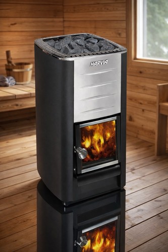 Harvia wood burning sauna - wood-burning,