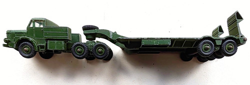 Dinky army tank transporter - army,