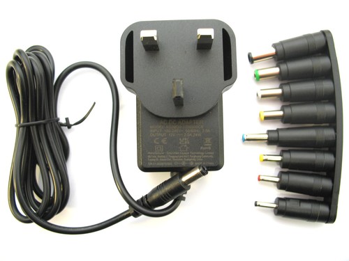 12v power adaptor - 12v, ac/dc