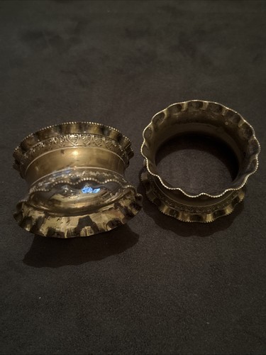 Lovely pair vintage silver - of,