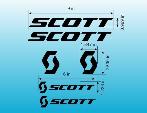 Custom scott bikes - bikes, decal