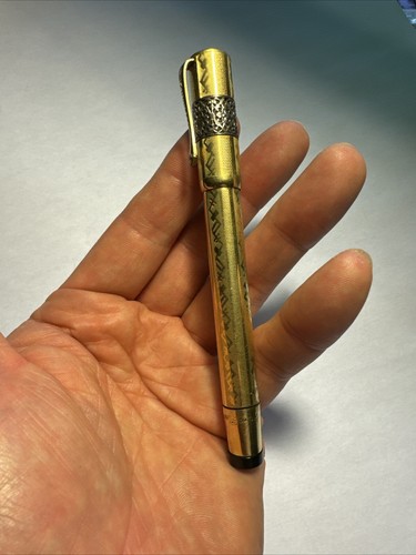 Rare ww2 gold plated pen - plated, with