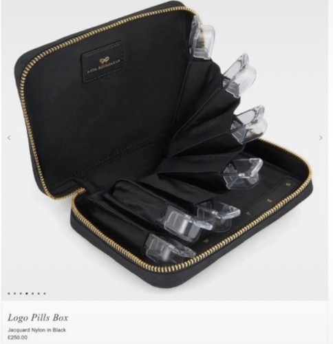 Anya hindmarch black pill - black,