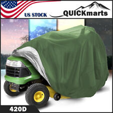 Heavy Duty Waterproof Riding Lawn Mower Cover Tractor UV Protection Garden Yard