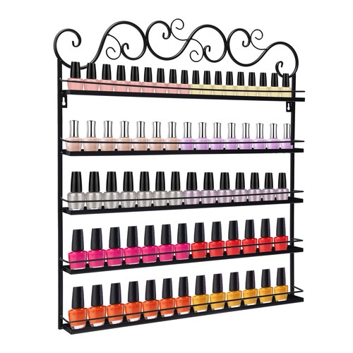 Nail polish rack wall - wall, mounted