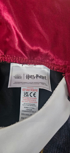 George harry potter black robe - black,