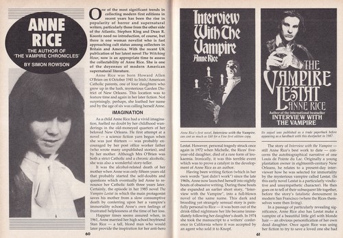 Anne rice the imagination - :,