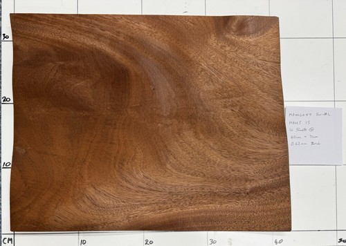 Mahogany swirl real wood - real,