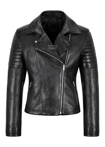 Ladies leather jacket - ladies,