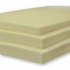 White Upholstery Foam Sheet High Density CUT TO ANY SIZE AND ANY THICKNESS
