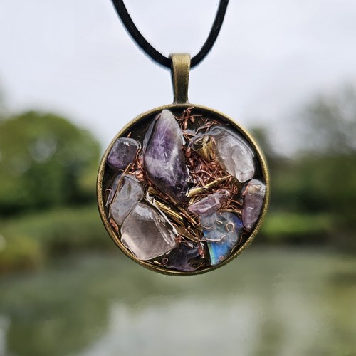 Handmade orgone pendant - handmade,