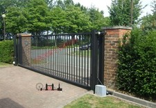 NEW WROUGHT IRON DRIVEWAY