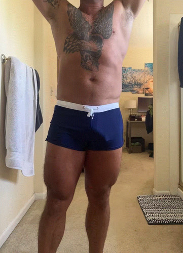 New men sexy - navy, w/zippered