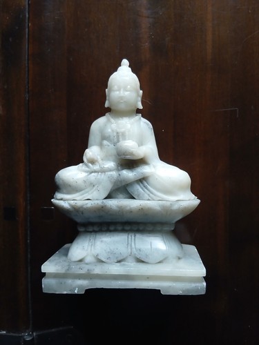 Vintage happy buddha carving - happy,