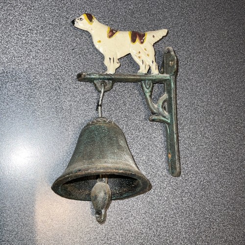 Vintage cast iron dog dinner - vintage,
