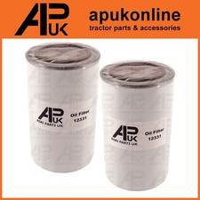 2x Spin Oil Filter for JCB 530-110 530-120 530-67 530-70 530-95 530B Telehandler
