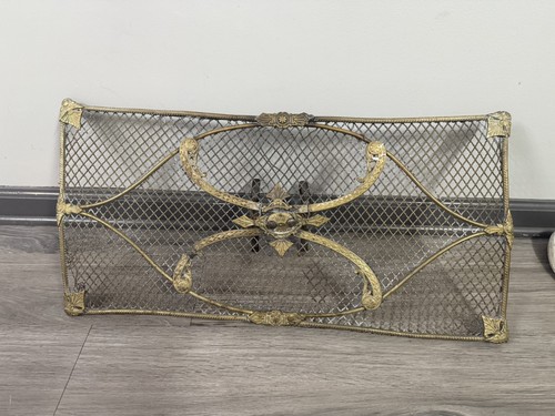 Antique brass fireplace - antique,