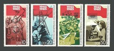 East Germany DDR Stamps 1985