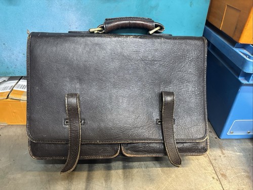Vintage leather briefcase - vintage,,