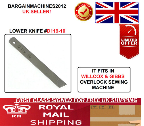 Lower knife d119 - knife, for