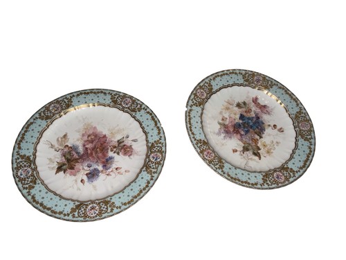 Pair antique royal crown derby - antique,