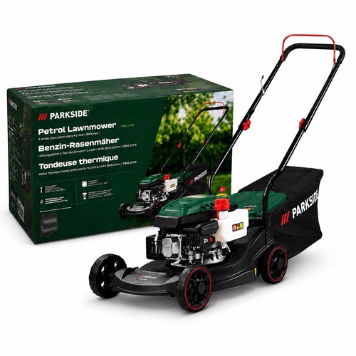 Parkside petrol lawn mower - petrol,