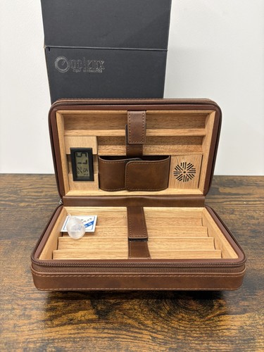 Travel cigar humidor faux - travel,