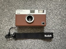 Kodak Ektar H35 Half-Frame 35mm Film Camera – Brown TESTED Built-In Flash