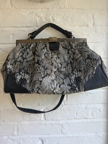 Vintage style carpet bag - vintage,