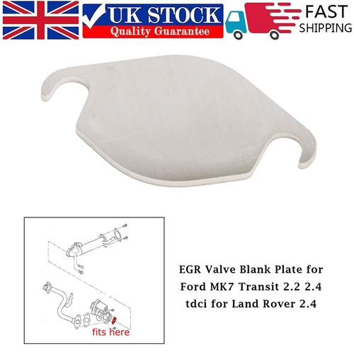 Egr valve blank plate for - valve,