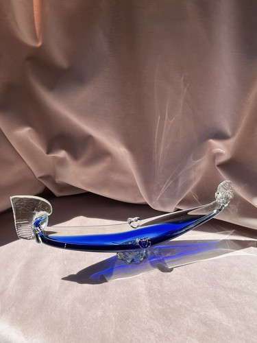 Vintage murano glass gondola - vintage,