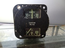 Vintage Smiths Oil Pressure Gauge and Ammeter