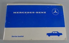 Service Booklet Mercedes-Benz