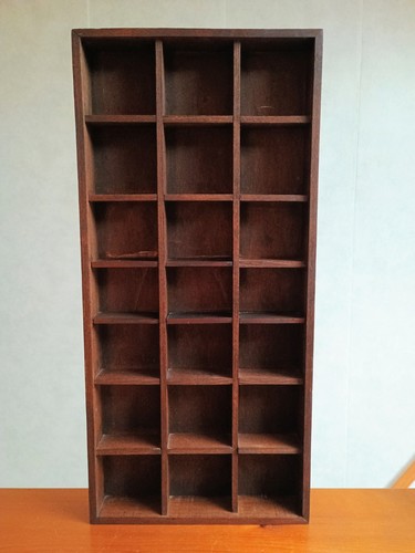 Vintage wood printers type - printers,