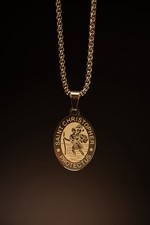 Brand New Gold St Christopher