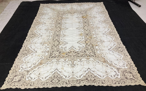 Vintage french linen beautiful - linen,