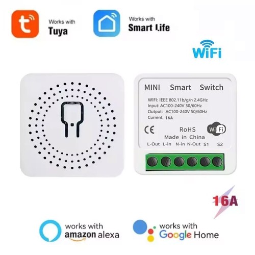 Tuya 16a mini wifi smart - 16a,