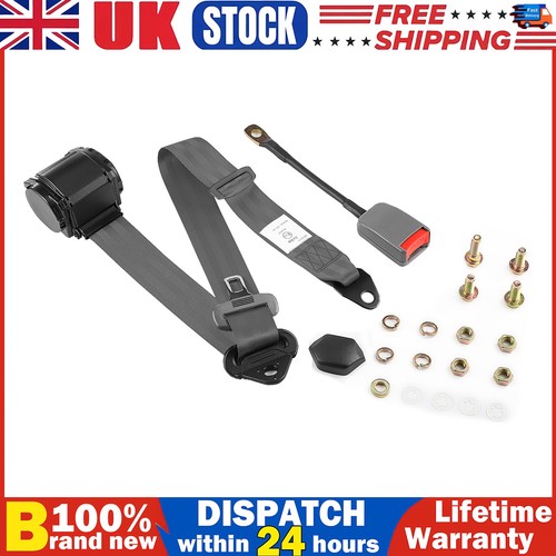 Grey point seat belt - grey,