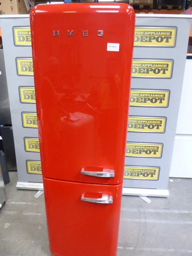 Smeg fridge freezer red - fridge,