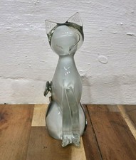 Vintage Sculptured smoky cat