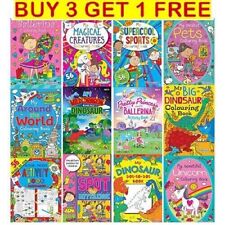 Kids Colouring Books Book Girls Boys Children Fast Shipping A4
