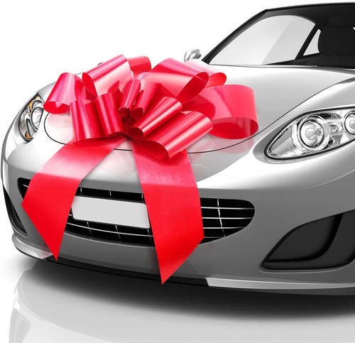 Huge car bow red inch - huge, 30