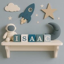 PERSONALISED WOODEN BABY NAME