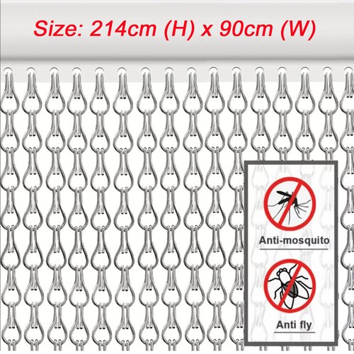 Aluminium door fly screen - aluminium,