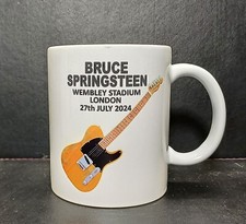 Bruce Springsteen Wembley Stadium Concert Setlist, 27th July 2024 Ceramic Mug.
