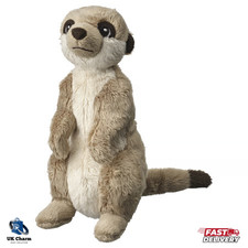 IKEA SANDLÖPARE Meerkat Soft Toy 20 cm Beige Plush Cuddly Toy NEW