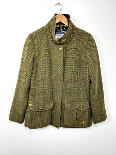 Joules tweed field coat green - joules,