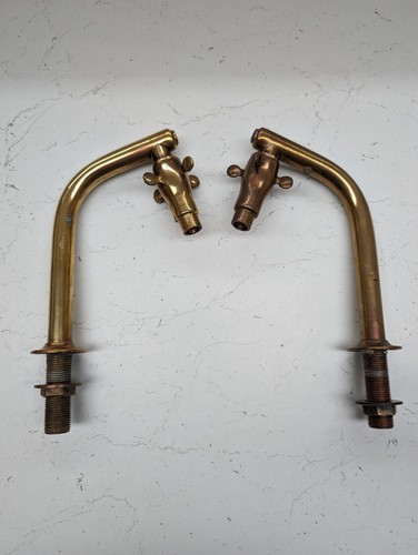 Vintage brass supa taps - supa,