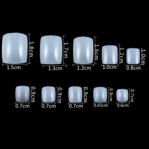 500pcs false toe nail art - 500pcs,